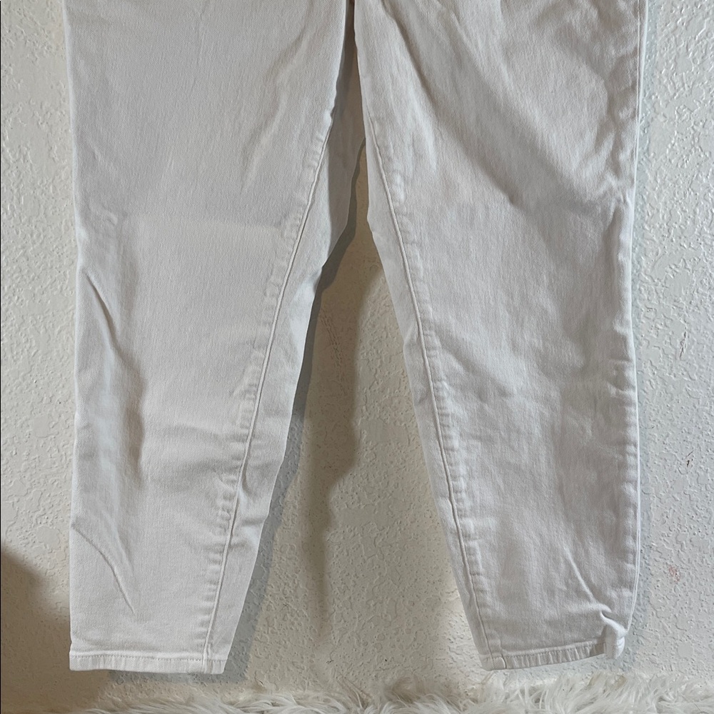 GOOD AMERICAN Good Petite Skinny Skinny White Jeans Size 15 - Picture 4 of 11